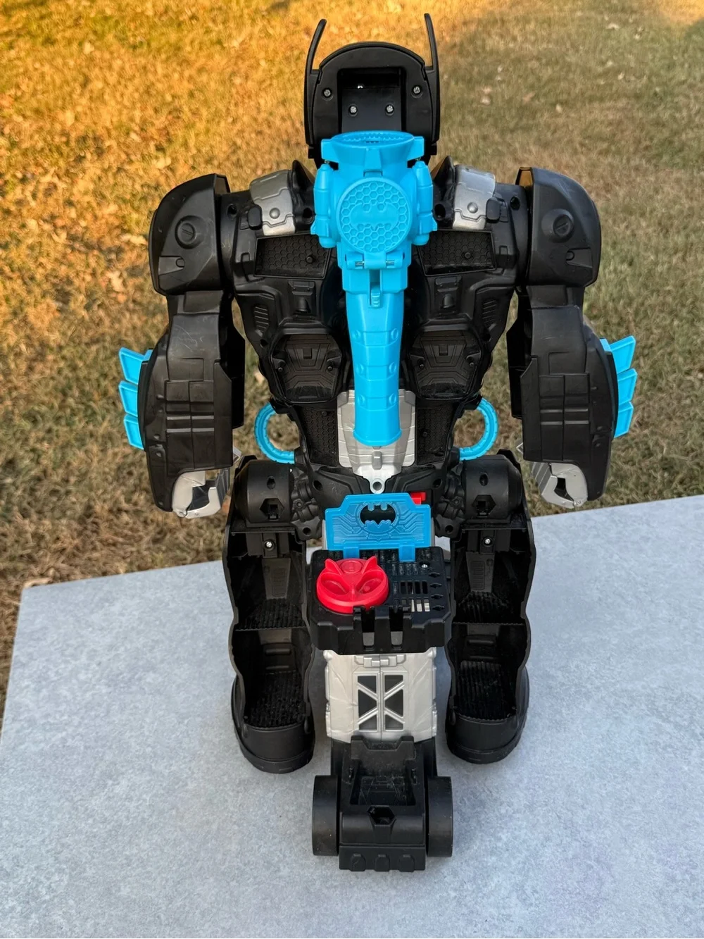 Imaginext DC Tech BatBot 2ft Robot Playset TESTED WORKING Base Unit No Missiles
